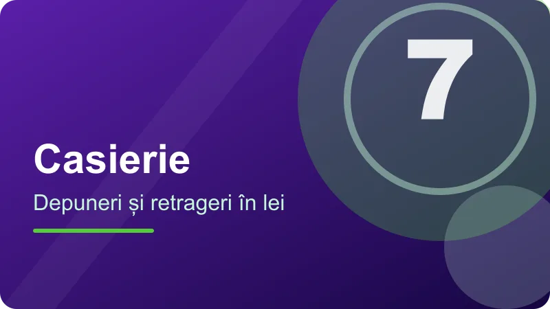 Swiper – Depuneri și retrageri în lei Depuneri și retrageri în lei – ilustrație pentru secțiunea Swiper